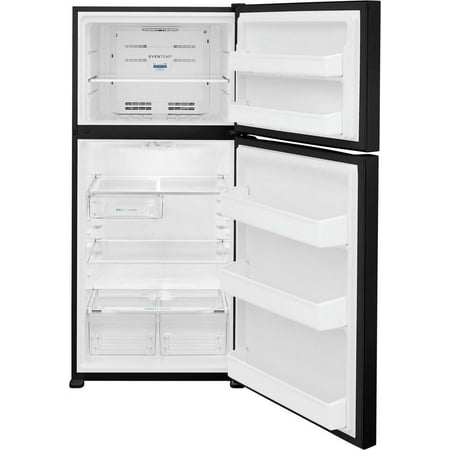 Frigidaire - 18.3 Cu. Ft. Top Freezer Refrigerator - Black