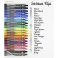 thumbnail image 3 of Zebra Sarasa Clip Retractable Gel Ink Pens, Fine Point 0.5mm, Assorted colors, 20-Pack, 3 of 4