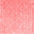 thumbnail image 1 of Ahgly Company Indoor Square Trellis Red Modern Area Rugs, 6' Square, 1 of 4