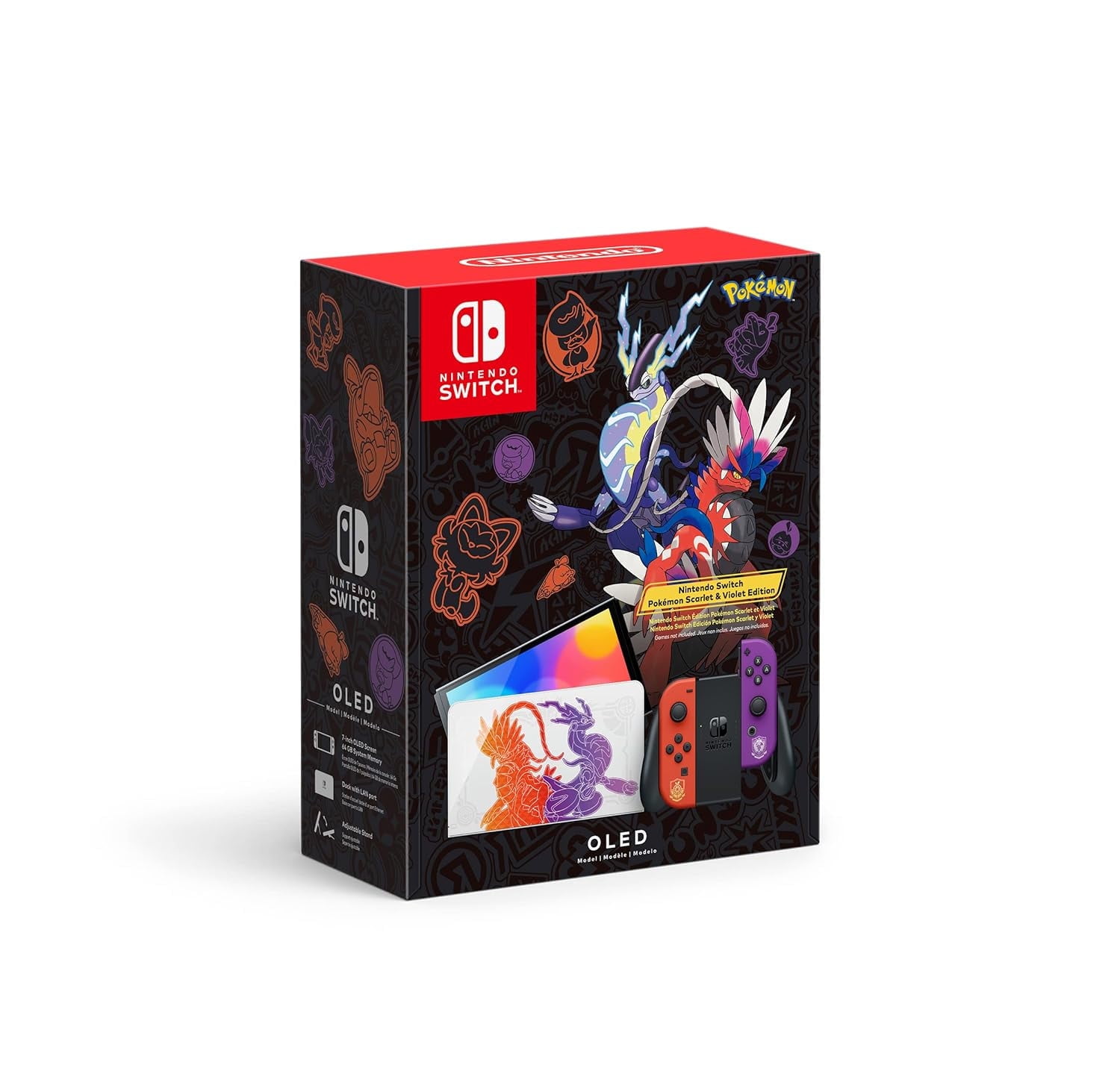 Nintendo Switch OLED Console - Pokemon Scarlet & Violet Nintendo Switch OLED Console - Pokemon Scarlet & Violet