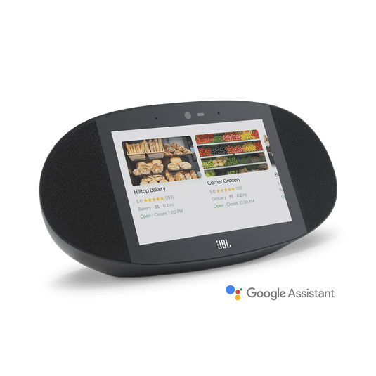 Restored JBL Link View Bluetooth Smart Speaker, Black (Refurbished)