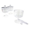 Homeford Clear Plastic Candy Jar Party Favor Container, 3-3/4-inch x 2-1/2-inch, 12-count
