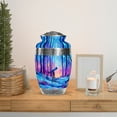 thumbnail image 6 of MUKTIVE Telescope Cremation Urns for Adult Ashes Women, Large Forest Urns for Adult Male, Unique Blue Urn for Couple Ashes for Funeral, Decorative Urn for Mom & Dad Burial, 10 Inch, 6 of 7