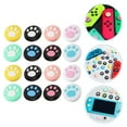 thumbnail image 2 of 16pcs Joystick Cover Paw Pattern Analog Stick Protector Nonslip Joystick Cap Compatible with Switch, 2 of 8