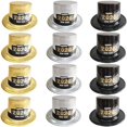 thumbnail image 1 of wonima44 New Year's Eve Party Supplies 2026 Include 12 Happy New Year Top Hat for New Years Party Decorations 2026, 1 of 1