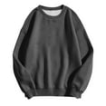 thumbnail image 3 of Gerichy Long Sleeve Tops for Women Solid Sweatshirt Pullover for Women, Long Sleeves Color Tunic Tops Crewneck Hoodless Tunic Tops Casual Sweatshirt, 3 of 4