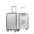 thumbnail image 3 of Zhuge Housse de Valise Transparente en PVC, Housse de Protection 24 Pouces pour Bagage à Roulettes 24 Pouces (16.5 Pouces L x 11.4 Pouces L x 22.8 Pouces H) - Transparent, 3 of 4