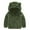 Green, variant on Kaemgyyd Toddler Girls Boys Fuzzy Sherpa Coat Full Zip up Hooded Jackets Cute Fleece Lined Outwear Fall Winter