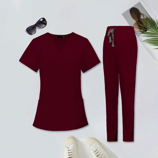 Conjunto de uniforme para enfermería Salvador cuello en V XS