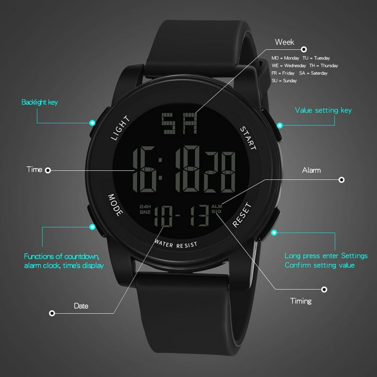Alarm chrono sales watch walmart