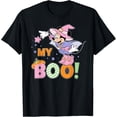thumbnail image 1 of Disney Minnie Mouse My Boo Cute Halloween Matching Couples T-Shirt All Size S-5XL, 1 of 4