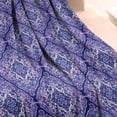 thumbnail image 3 of Purple Ethnic Geometric Pattern Blanket,Comfortable Soft Flannel Throw Blanket,All Season,Warm Lightweight Blankets for Sofa Bed Couch Living Room Chair,30"x40", 3 of 4