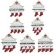 thumbnail image 5 of Matsuzay Calcetín colgante de árbol de Navidad, calcetines de decoración, adorno de calcetín personalizado para dormitorio, sala de estar, Kits de decoración para fiestas 4 piezas calcetines, 5 of 6