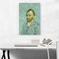 thumbnail image 2 of ARTCANVAS Vincent van Gogh Self-Portrait 1889 Canvas Art Print by Vincent Van Gogh - Size: 26" x 18" (0.75" Deep), 2 of 9