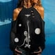 thumbnail image 4 of Blusa de manga larga con hombros descubiertos y sin tirantes con estampado casual sexy para mujer Fridja  ghj987+1674, 4 of 6