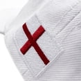 thumbnail image 5 of KNITE Gorra Fútbol Inglaterra Blanca Copa 2026 Fan Sport Ajustable Bordada 3D, 5 of 5