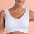 thumbnail image 4 of Conjunto de lencería Sujetador Mujer Belleza Espalda Ejercicio de una pieza Ropa diaria femenina (XXXL) Blanco Kuymtek Blanco T 3EG para Mujer, 4 of 5