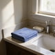 thumbnail image 5 of Toalla De Vellón Toalla de baño azul extragrande, súper suave, absorbente y de secado rápido (35 x 70 cm, 1 unidad) JASKFLY, 5 of 8