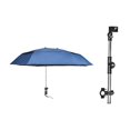 thumbnail image 1 of LOVIVER Parasol de Chaise de Plage avec Pince Parasols Réglables Parasol Pliant Double Bleu Double Couche, 1 of 8