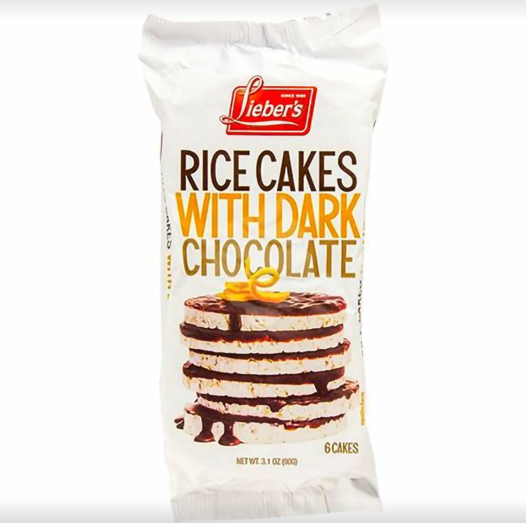 Rice Cakes Covered with Dark and Milk Chocolate Coating, Gluten Free, Kosher, Low Calorie Snacks, Variety Pack, 6 Packs