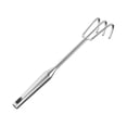 thumbnail image 4 of Almencla Hand Rake Beachcombing Heavy Duty Claw Rake Weeder Loosening Stainless Steel 3 Tine Long Handle, 4 of 8