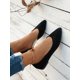 thumbnail image 4 of New Fashionable Women's Black Hollow Out Flat Shoes With Pointed Toe, Comfortable And Slip-Resistant For Walking And Strolling, 4 of 4