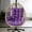 Purple, variant on Polyester Hanging Egg Swing Seat Cushion, Soft Supportive Replacement Pad for Indoor Outdoor Rattan Hammock Chair, Comfort Backrest Mat for Patio Balcony Porch Garden Lounging