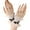 Black, variant on Comfortable Lace Wrist Cuffs With Adjustable Fit Fashion Lace Arm Accessories For Women's Prom Attires