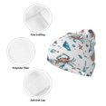 thumbnail image 3 of Kdxio Undersea Animals Winter Beanie for Men Women Beanie Knit Hat Cuffed Cap Beanie Knit Chunky Snow Cap, 3 of 6