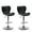 Black, variant on CorLiving Adjustable Barstool in Bonded Leather, set of 2