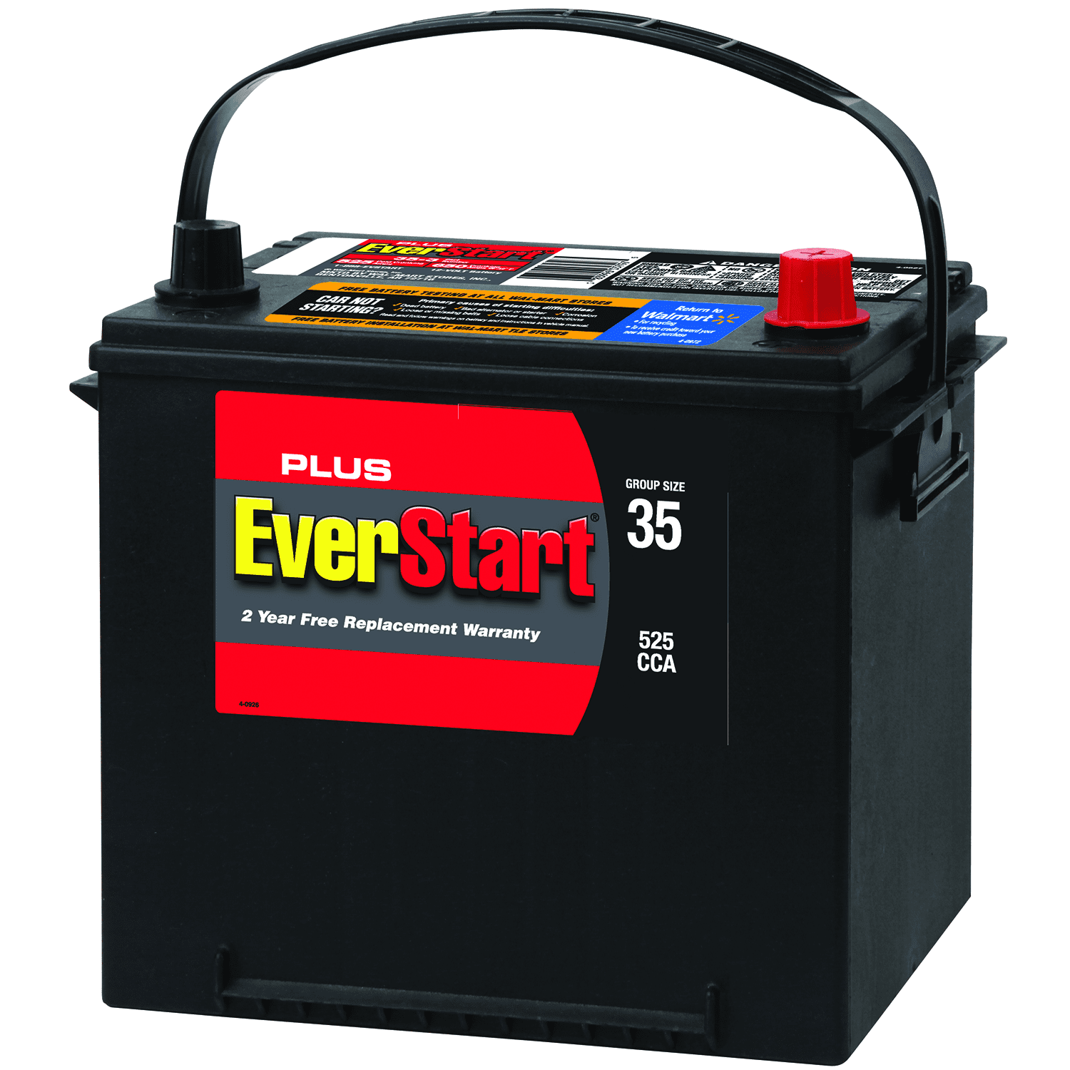 Everstart Plus Lead Acid Automotive Battery Group 35 Walmart Com