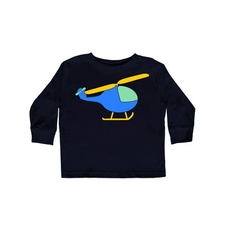

Inktastic Cute Blue Helicopter Gift Toddler Boy or Toddler Girl Long Sleeve T-Shirt