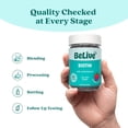 thumbnail image 2 of BeLive Biotin Gummies with MultiVitamins, Folate, Inositol – Supports Hair Growth, Healthy Skin & Nails – Vegan – Strawberry Flavor (60 Count), 2 of 8