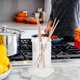 thumbnail image 4 of BESTYASH Utensilios De Cocina Transparente Con Soporte Para Y Tenedor Compacto, 4 of 8