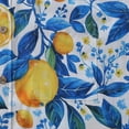 thumbnail image 3 of YIUME Men's Hawaiian Shirt Short Sleeve Lemon Print Button Down Aloha Shirts, 3 of 8