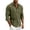 Army Green, variant on Guayabera Linen Shirts for Men Short Sleeve Button Down Shirt Hawaiian Shirt Hippie Summer Beach Vacation Shirts Khaki XL