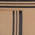 thumbnail image 7 of Mainstays Handwoven Woven Stripes Runner Rug, Black and Beige, 22" x 72" Antiskid Backing, 7 of 7