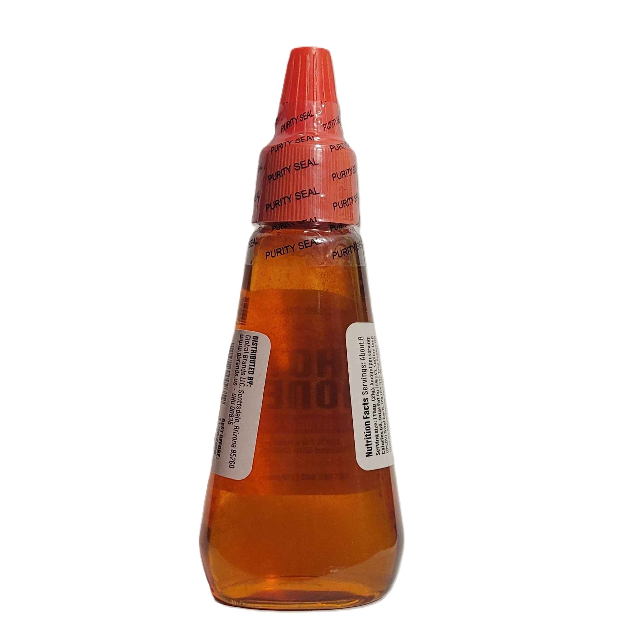 Global Brands Hot Honey Sweet With Heat 100% Pure Honey Infused With Chilies