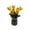 🥝 yellow_Base#512, variant on Handmade Glass Flower Arrangement Ornament - Small Simulated Floral Bouquet, Handcrafted Desktop Decoration, Long-Lasting Home Decor Gift Piece
