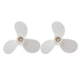 thumbnail image 1 of S SERENABLE 2x Professional Marine Propeller 4-5-6HP 3 Blade Prop Fit for 7 1/2x7-, 1 of 9