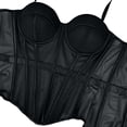thumbnail image 5 of POUNOO Womens Mesh Corset Tops Slim Fit Spaghetti Strap Mesh Boned Structure Casual Tops Party Style Bustiers Gift, 5 of 9