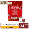 Community Coffee Spiced Pumpkin Pecan Pie Pods Flavored Keurig Coffee Pods, 24 Ct