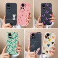 thumbnail image 2 of Cases For Oppo Reno 10 Pro 5G Heart Butterfly Full Protection Soft Liquid Silicone Black Phone Cover For Oppo Reno10Pro Funda TYW3 OPPO Reno 10 Pro, 2 of 6