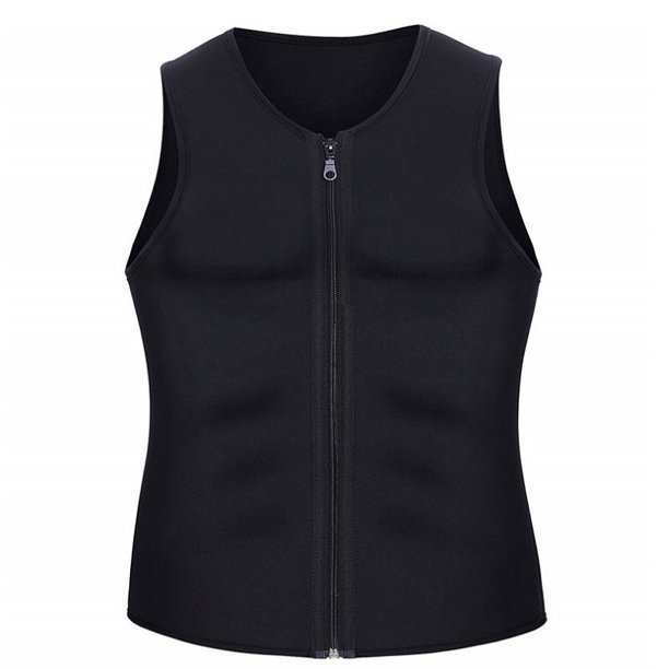Traje deportivo de neopreno con cremallera y absorción del sudor para hombre