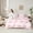 Hotpink White, variant on Erosebridal Cute Bowknot Bedding Sets Twin Size,Ribbon Bowtie Bedding Sets Twin Size,White Pink Bed in a Bag Twin Size For Princess,Microfiber Bedroom Decor Reversible,7-Piece