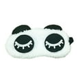 thumbnail image 6 of Cute Panda Eye Mask, 2Pcs Soft Fluffy Light Weight Sleep Shade Cover Rest Blindfold for Travel SleepingAid Novelty Sleep Sleepover Party, 6 of 8