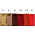 thumbnail image 5 of Nvzi Conjunto de 3 pañuelos de seda rosa oscuro de 35,43 × 35,43 pulgadas, pañuelo cuadrado de satén suave para mujer, accesorio de moda para el cabello., 5 of 5