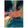 thumbnail image 2 of Safavieh Galaxy Rosamund Abstract Area Rug, Blue/Orange, 4' x 6', 2 of 11