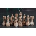 thumbnail image 3 of Radicaln Marble Chess Pieces White & Marinara 3.5 Inch King Figures Handmade Chess Figures - 32 Chess Pieces Set Game - 2 Player Games, 3 of 8
