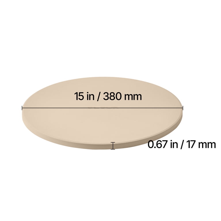 KFFKFF 15-Inch Round Cordierite Pizza Stone with Peel photo 8